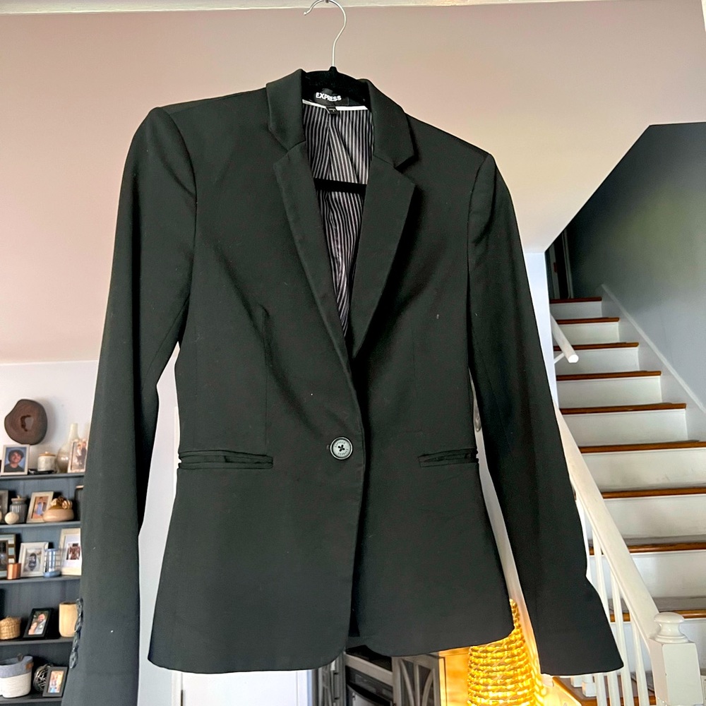 Express black blazer